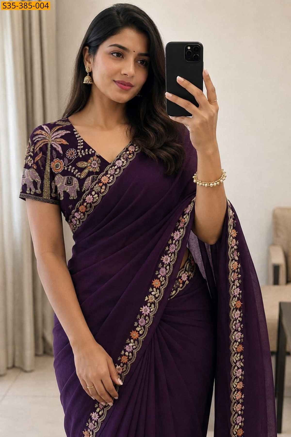 Fancy Star Georgette Saree Fancy Star Georgette Saree