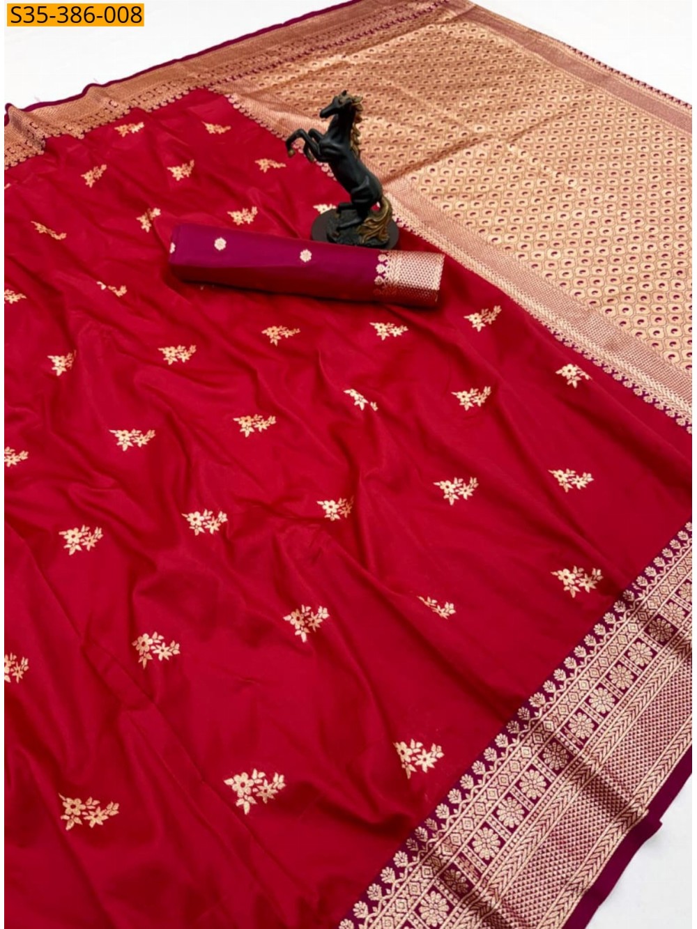 Fancy banarasi silk saree