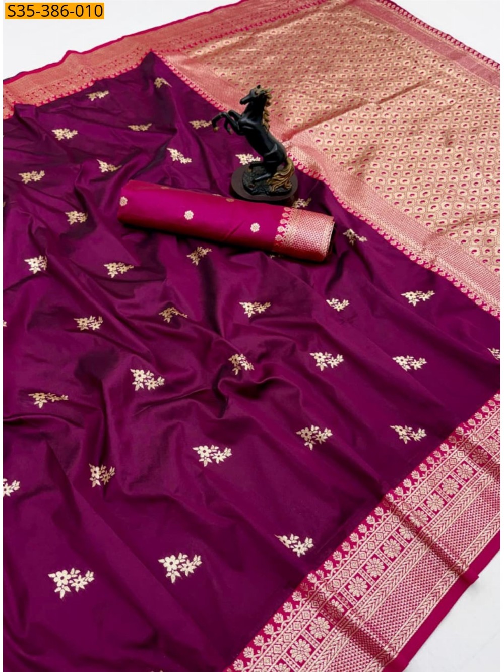 Fancy banarasi silk saree