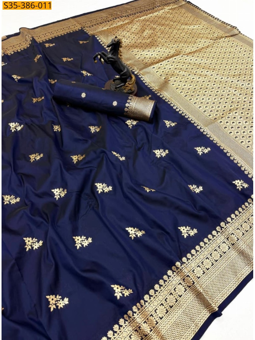 Fancy banarasi silk saree