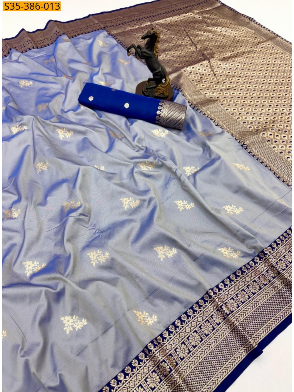 Fancy banarasi silk saree