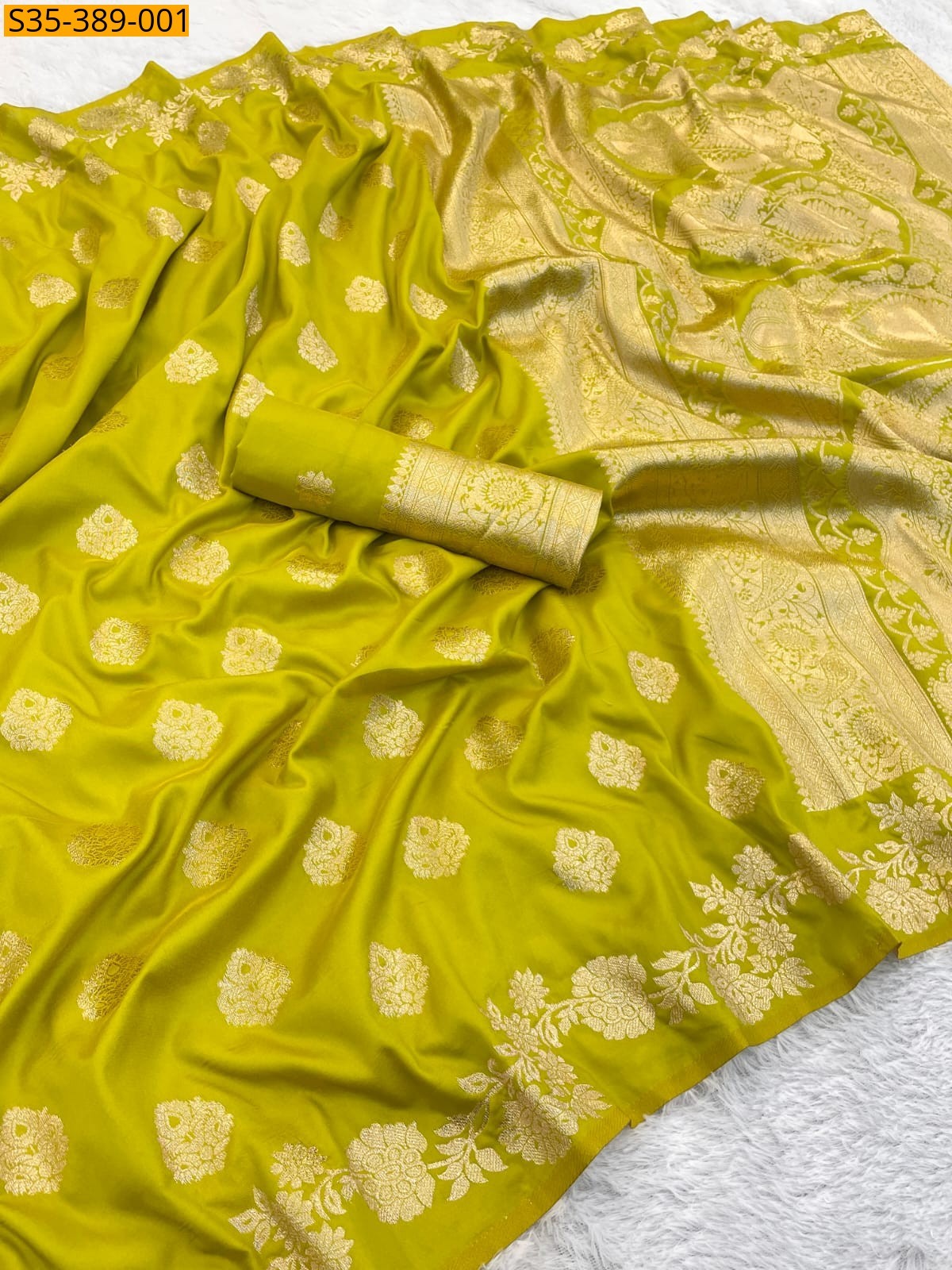 Neon Fancy banarasi silk saree saree