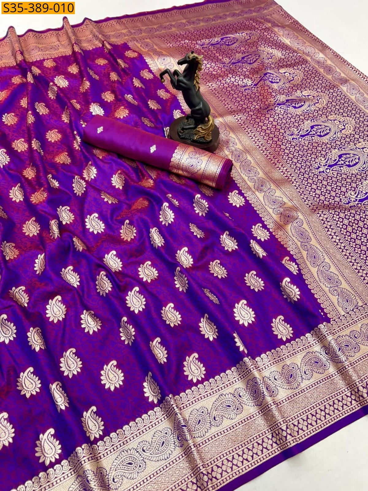 Violet Fancy banarasi silk saree saree