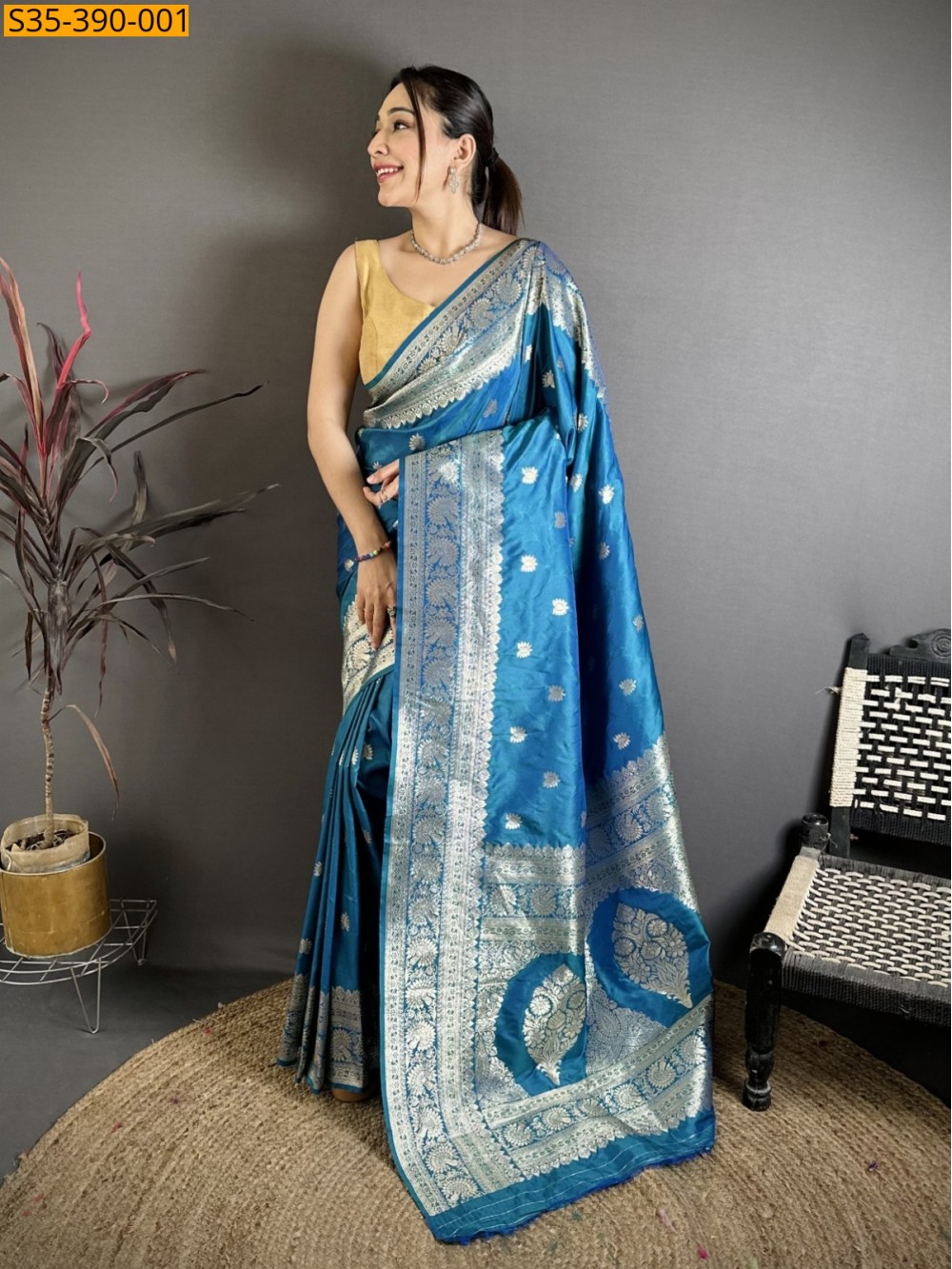 Fancy banarasi silk saree saree