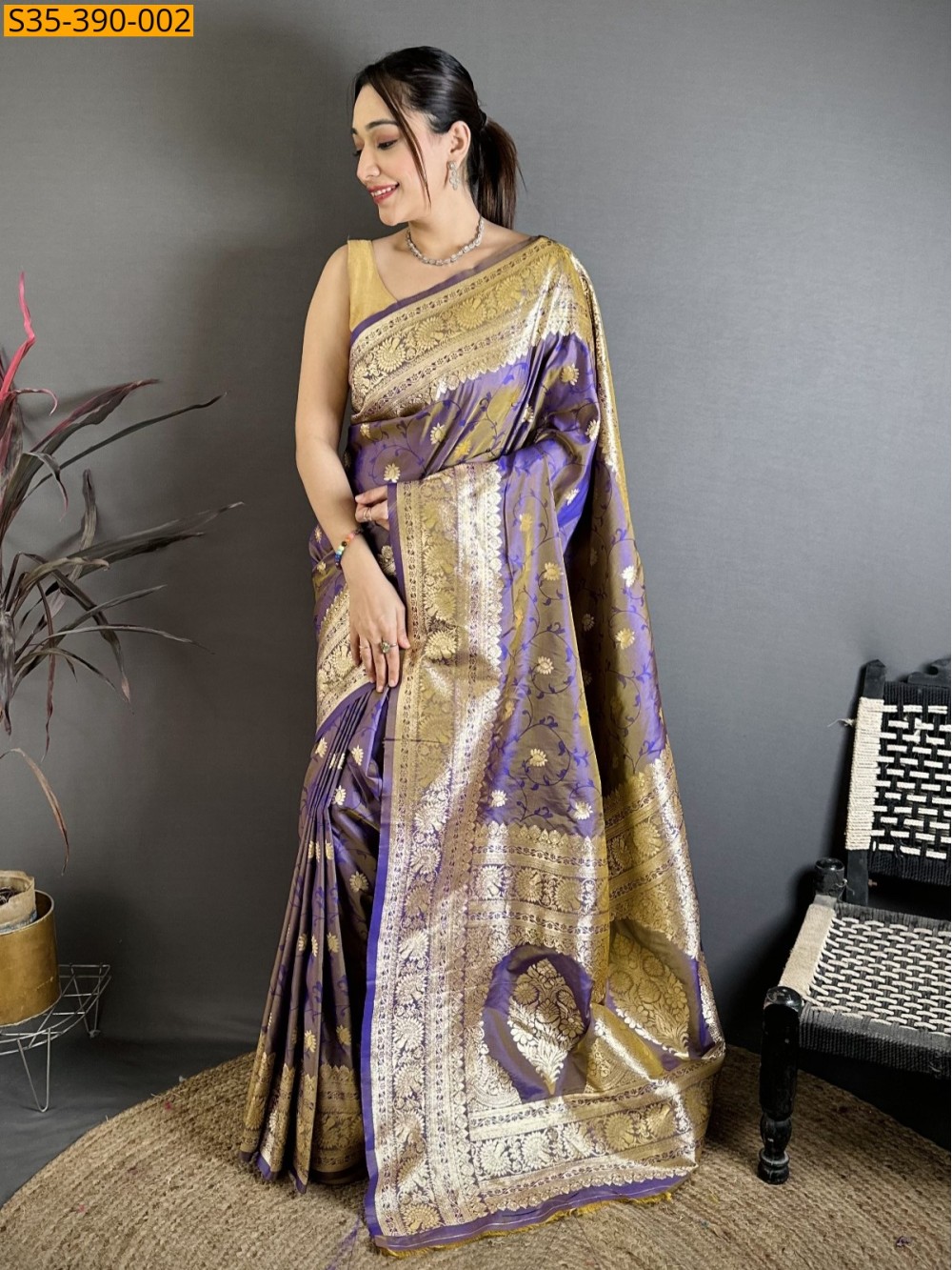 Fancy banarasi silk saree saree