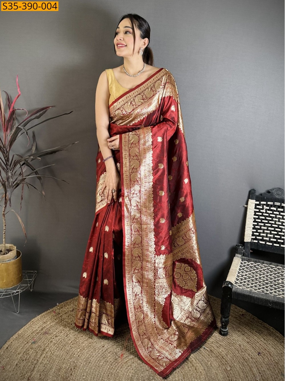 Fancy banarasi silk saree saree