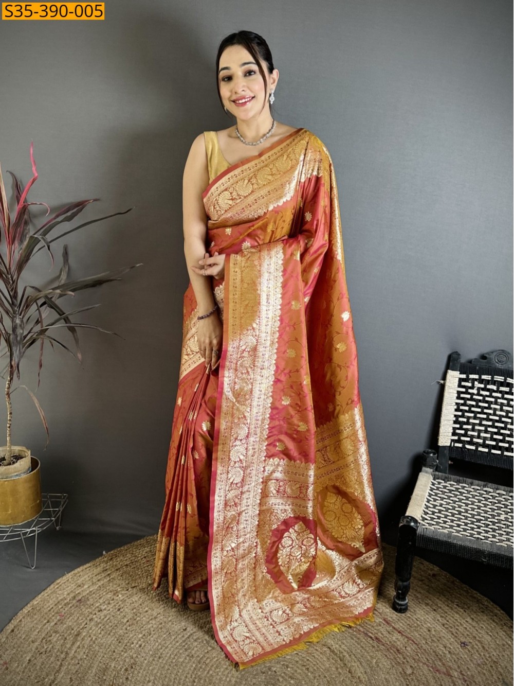 Fancy banarasi silk saree saree