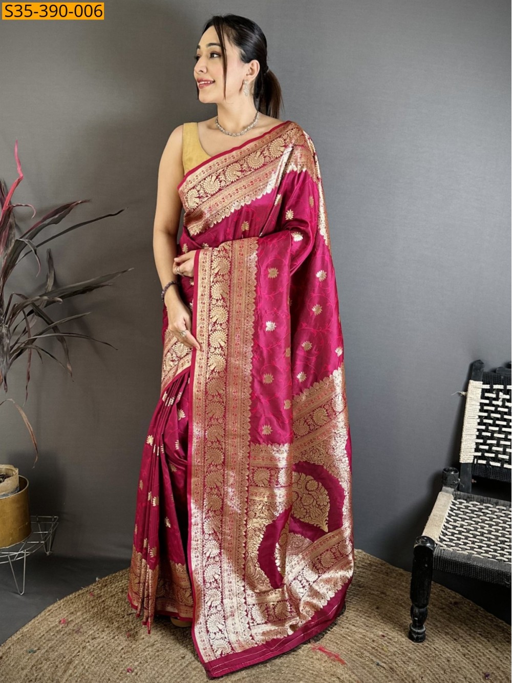Fancy banarasi silk saree saree