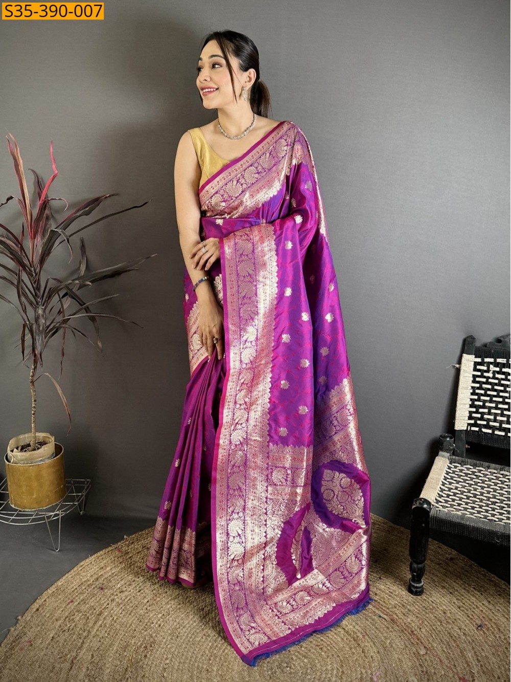 Fancy banarasi silk saree saree