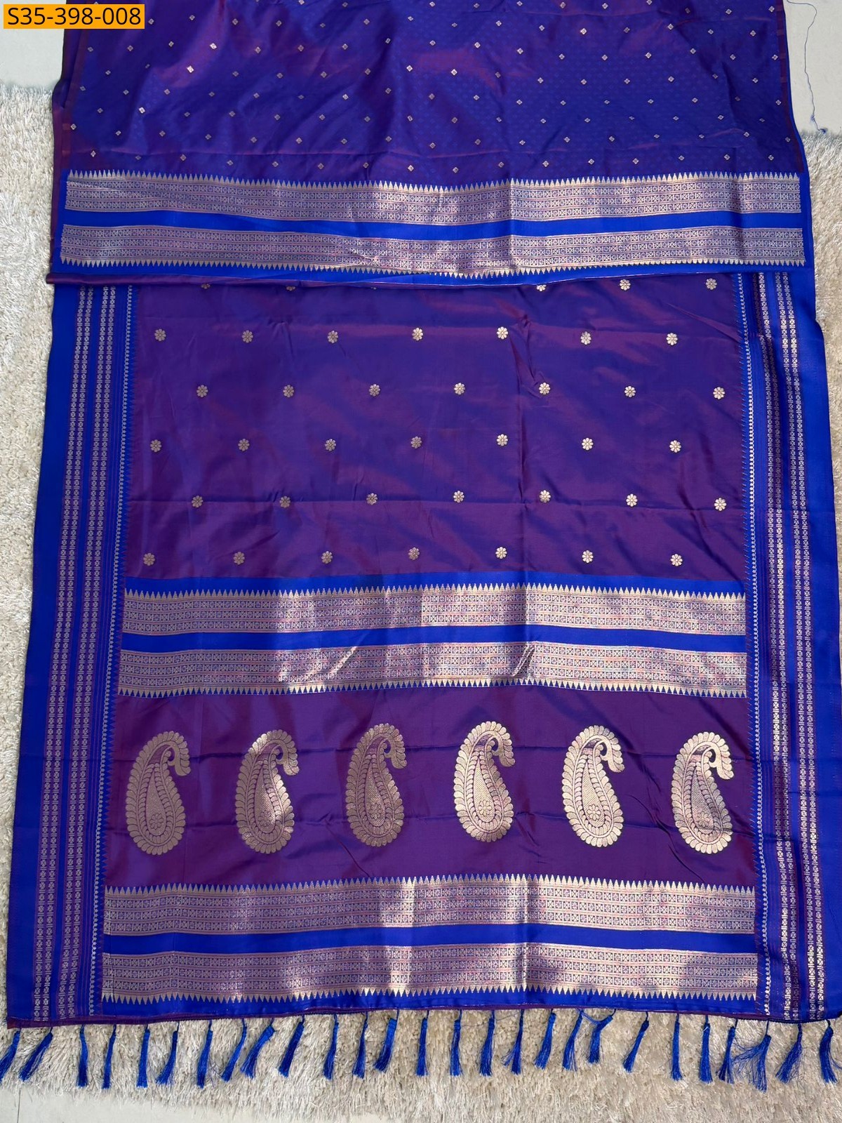 Violet Fancy Soft Silk Sarees