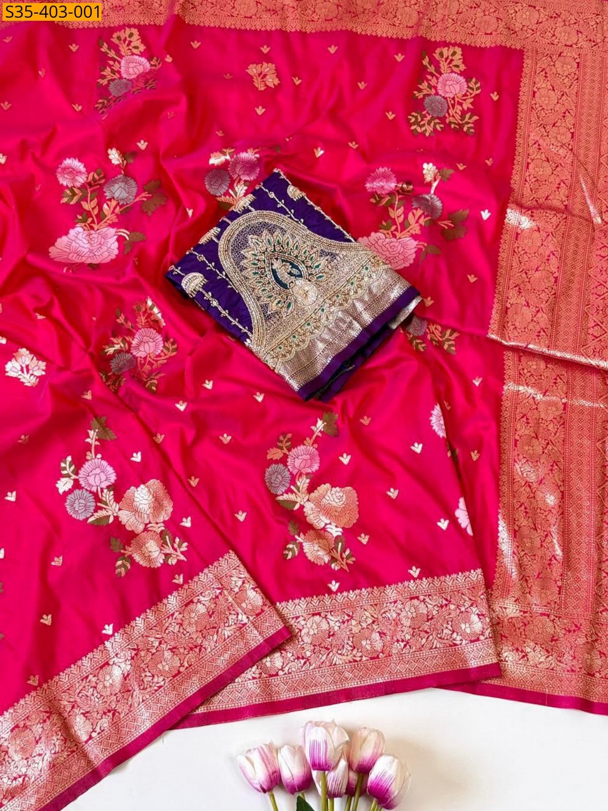 Red Fancy Soft Silk Sarees