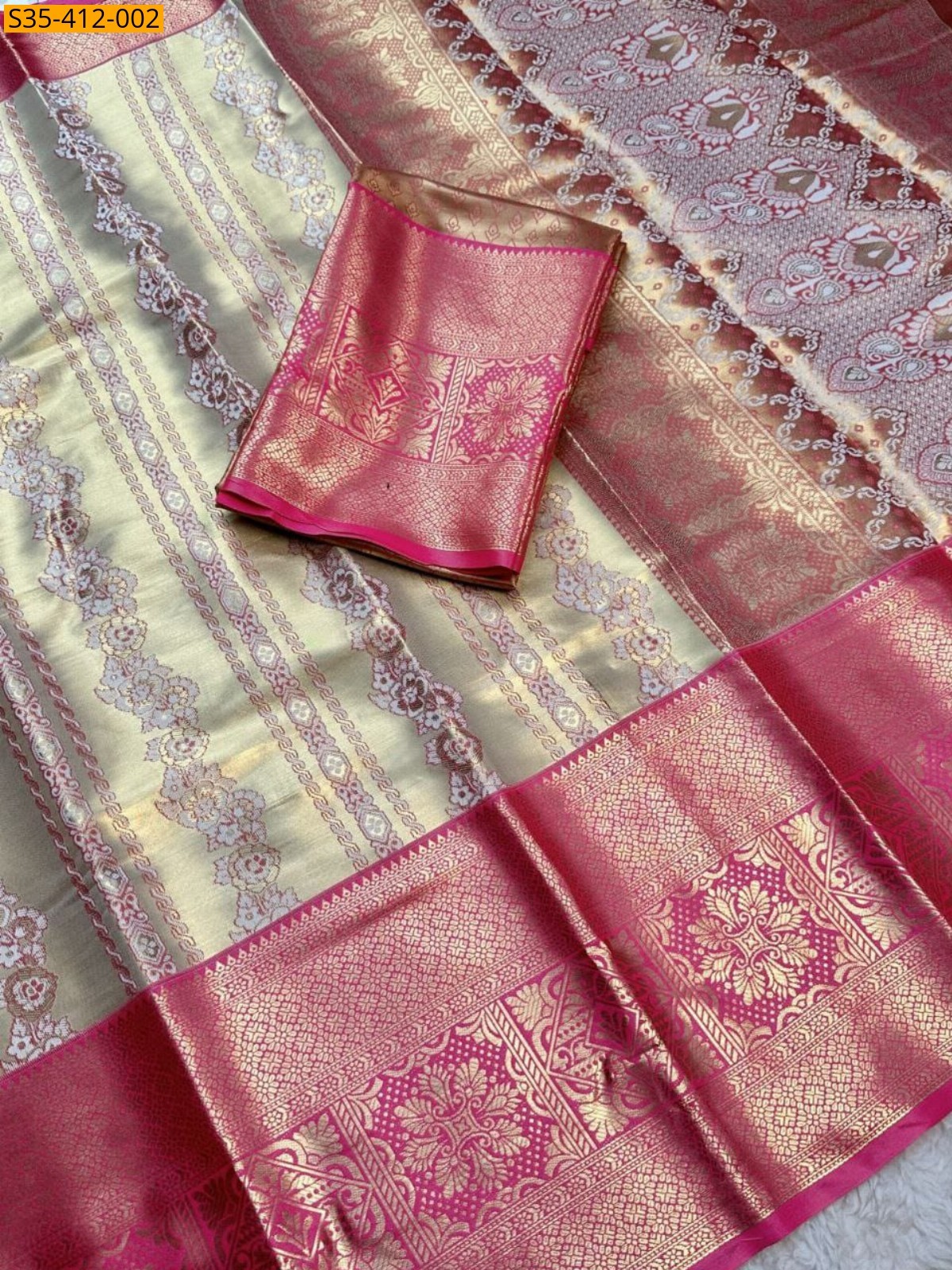 Light green Fancy Kanjivaram Silk Saree