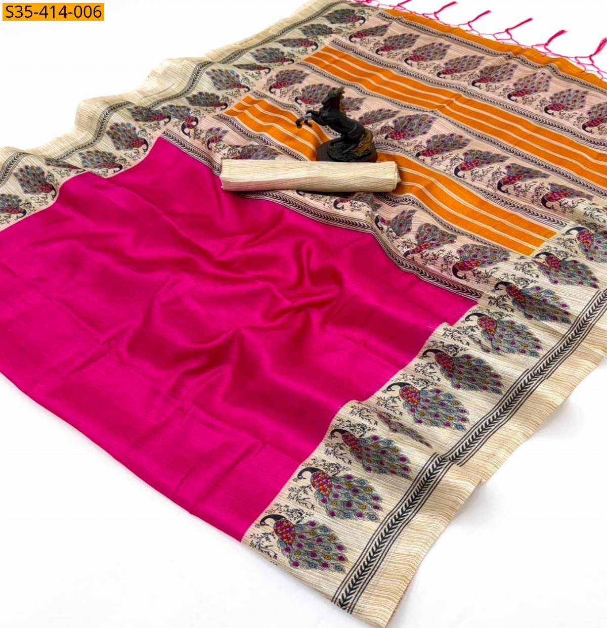 Fancy Khadi Cotton Saree