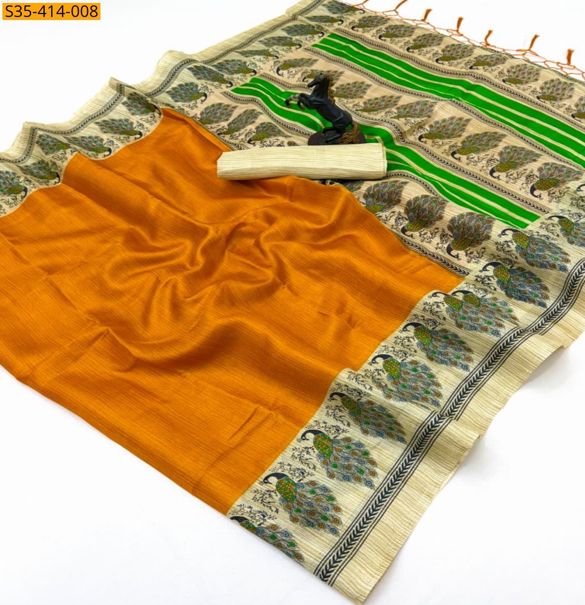 Fancy Khadi Cotton Saree