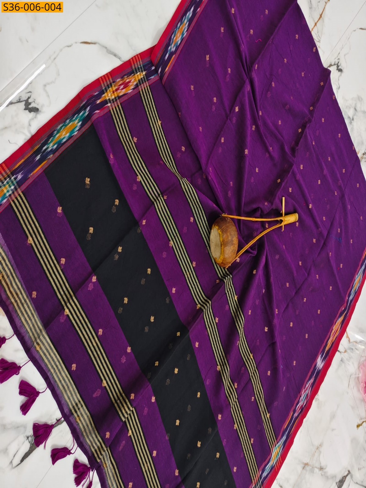 Fancy Bengal Cotton Saree