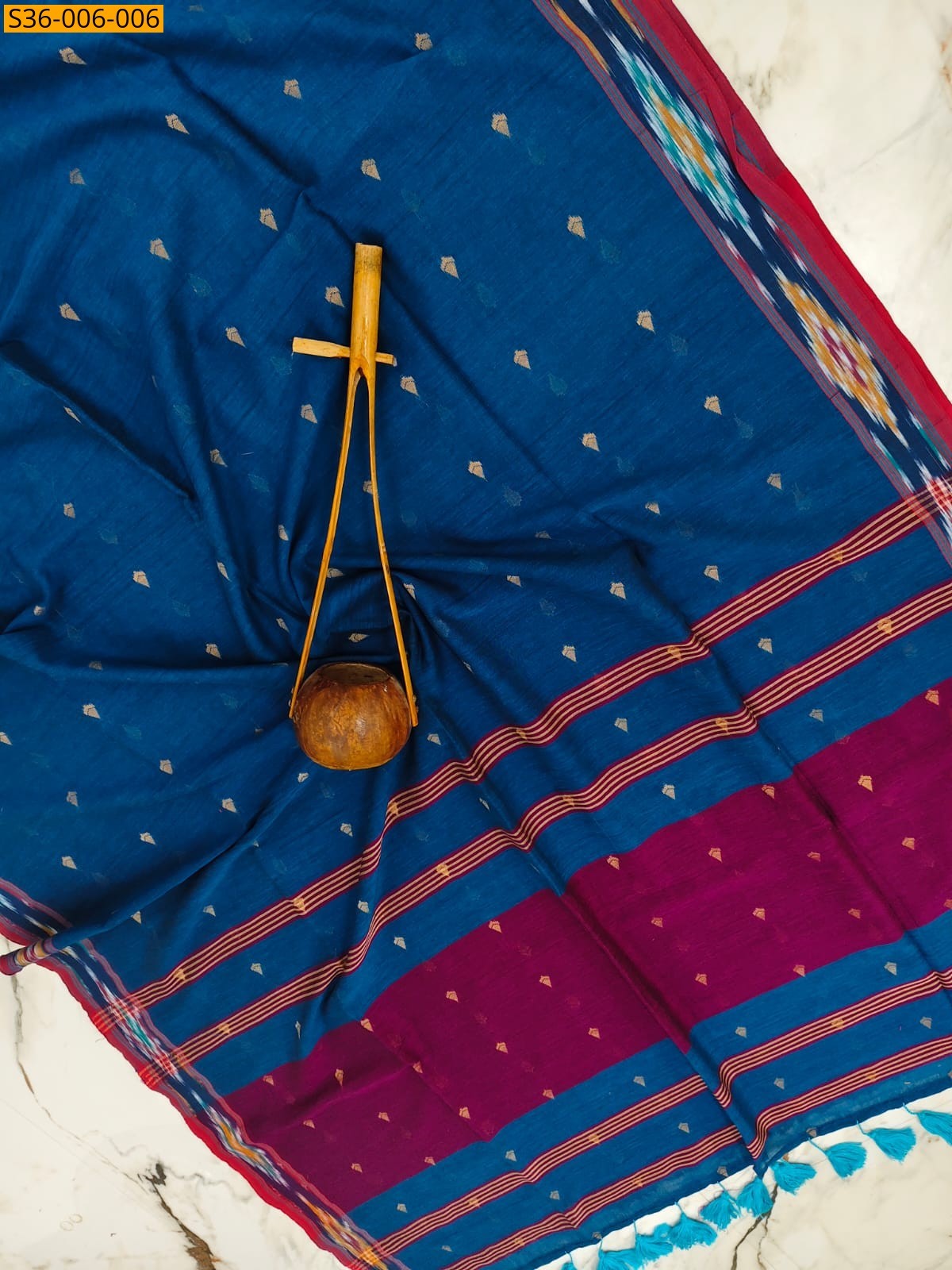 Fancy Bengal Cotton Saree