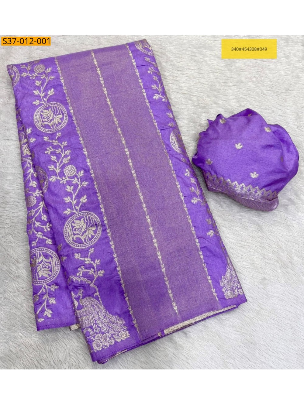Fancy Crepe Khadi Cottan silk saree