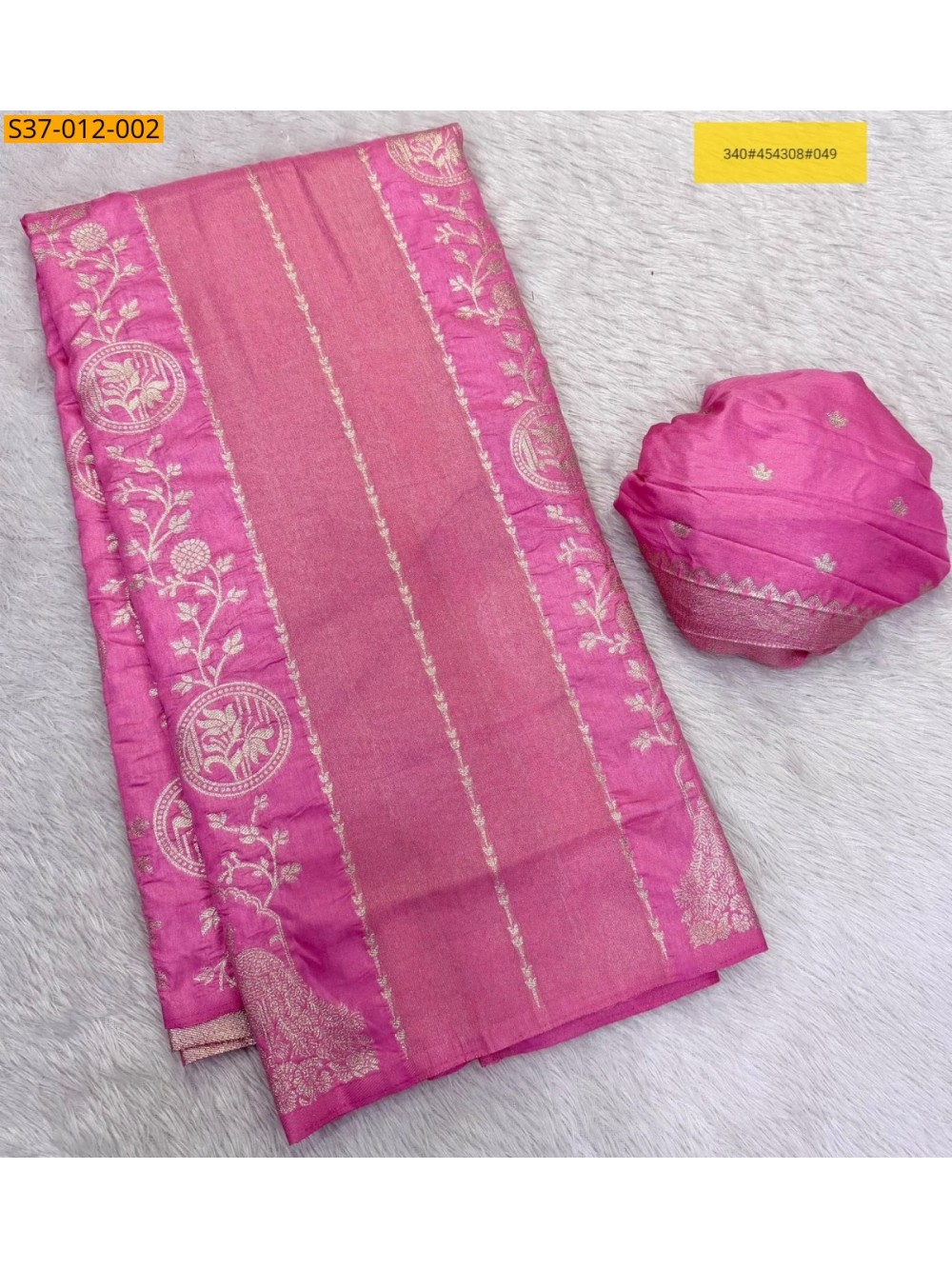 Fancy Crepe Khadi Cottan silk saree