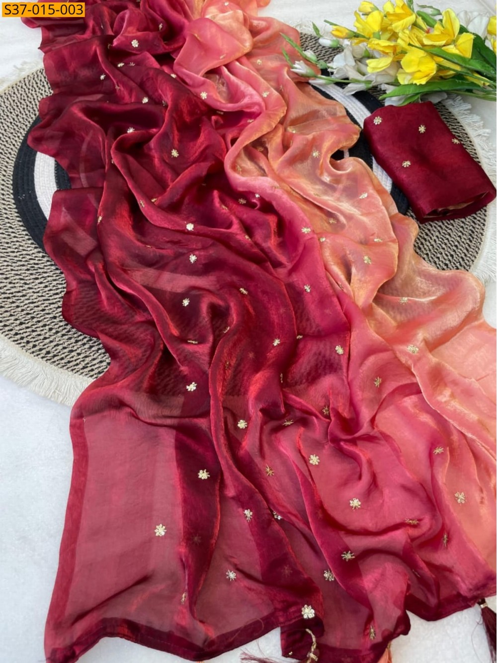 Fancy Fendy Satin Saree
