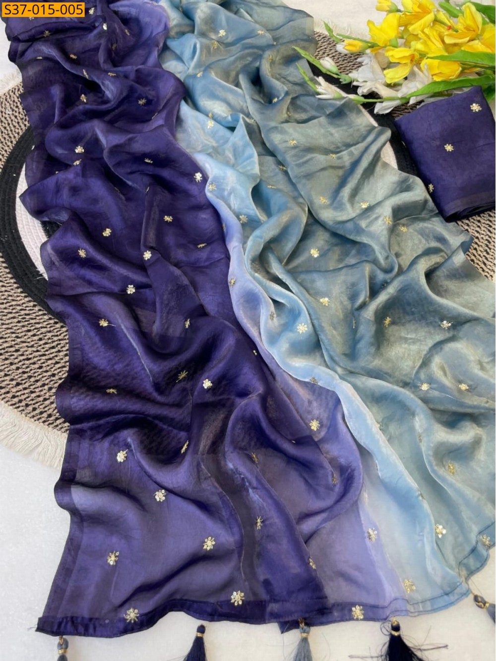 Fancy Fendy Satin Saree