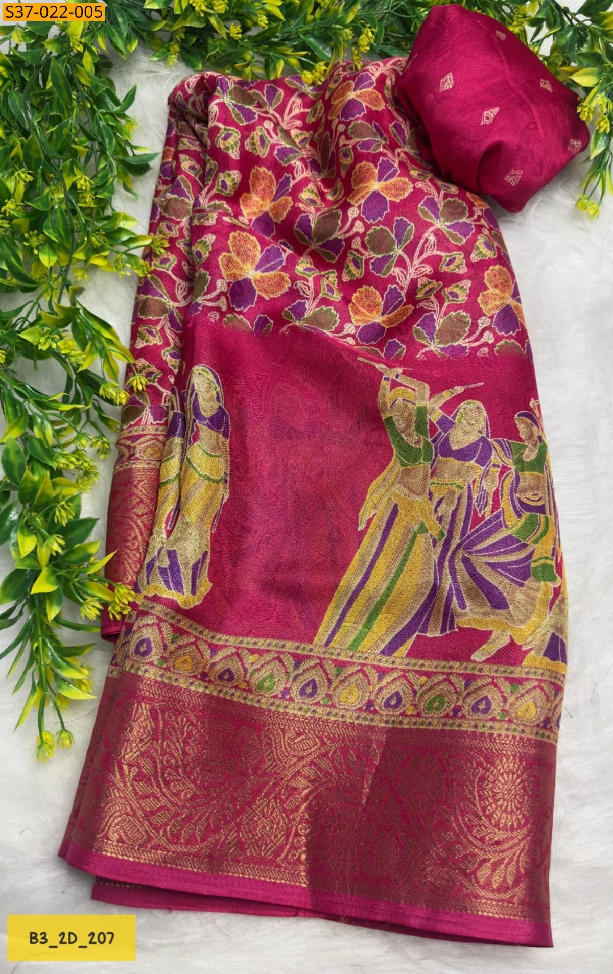 Pink Fancy Massmellow Saree