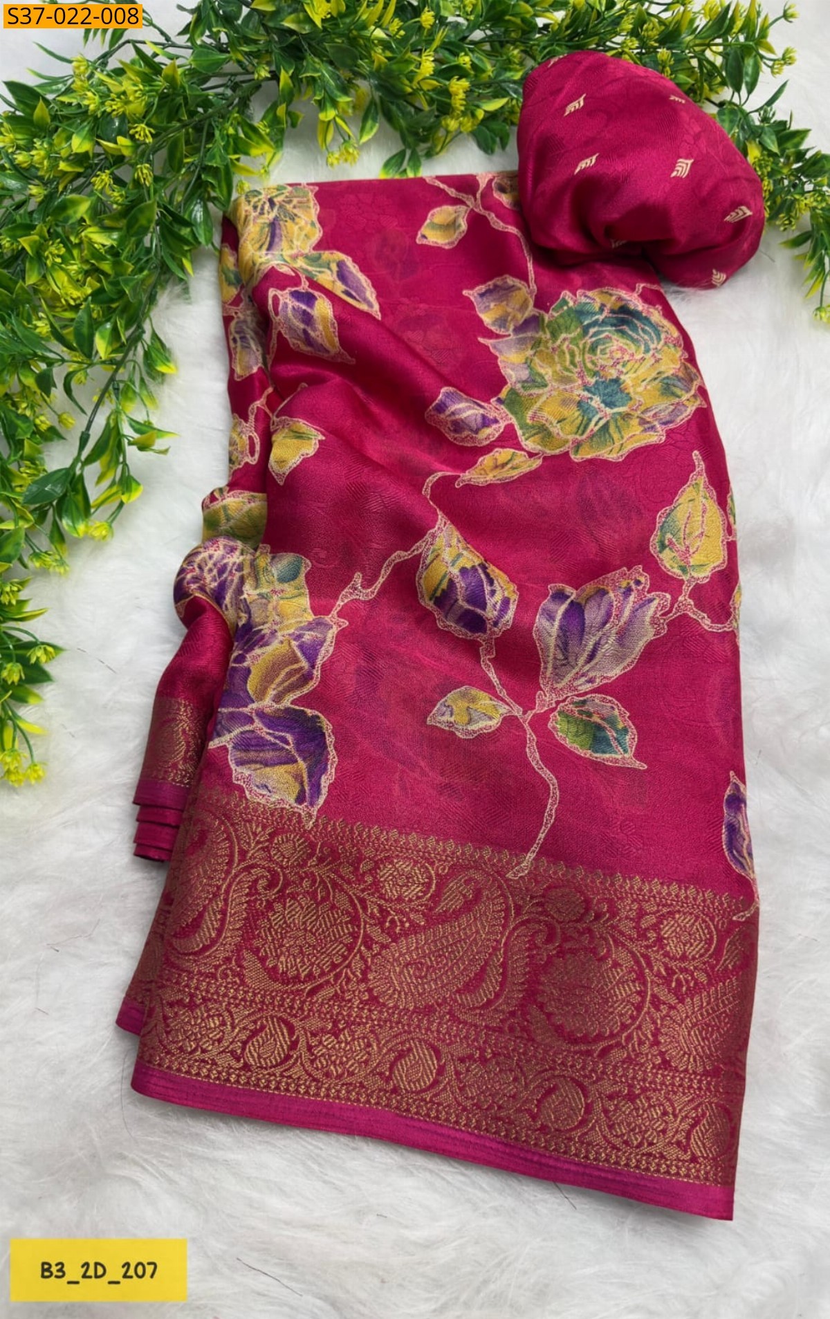 Pink Fancy Massmellow Saree