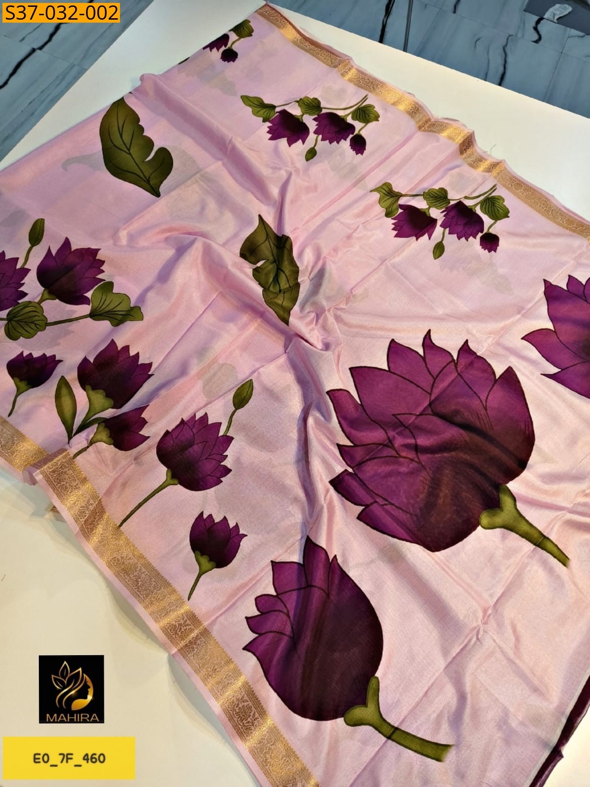 Pink Fancy Italian Silk Sarees
