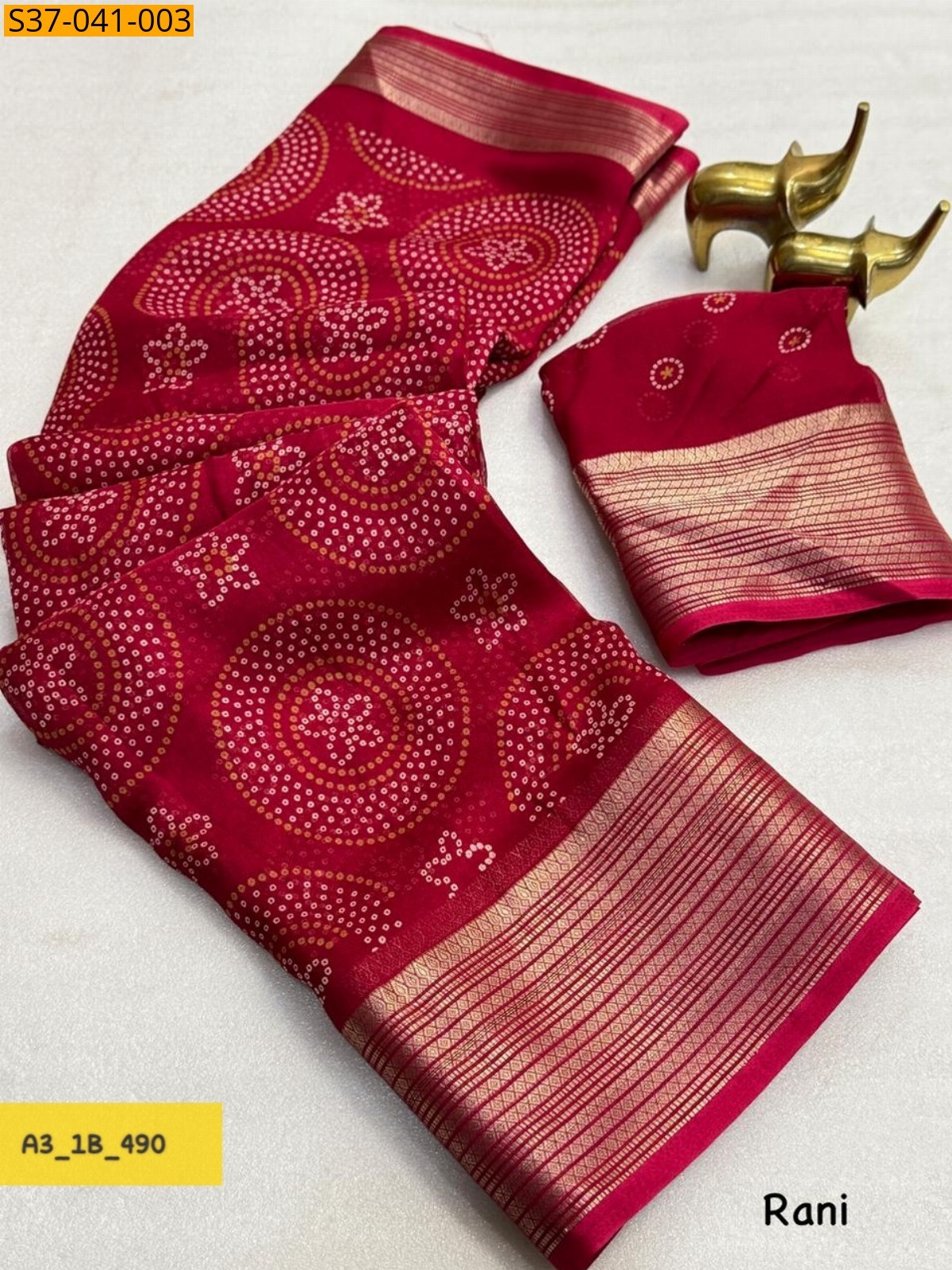 Pink Fancy Massmello Saree