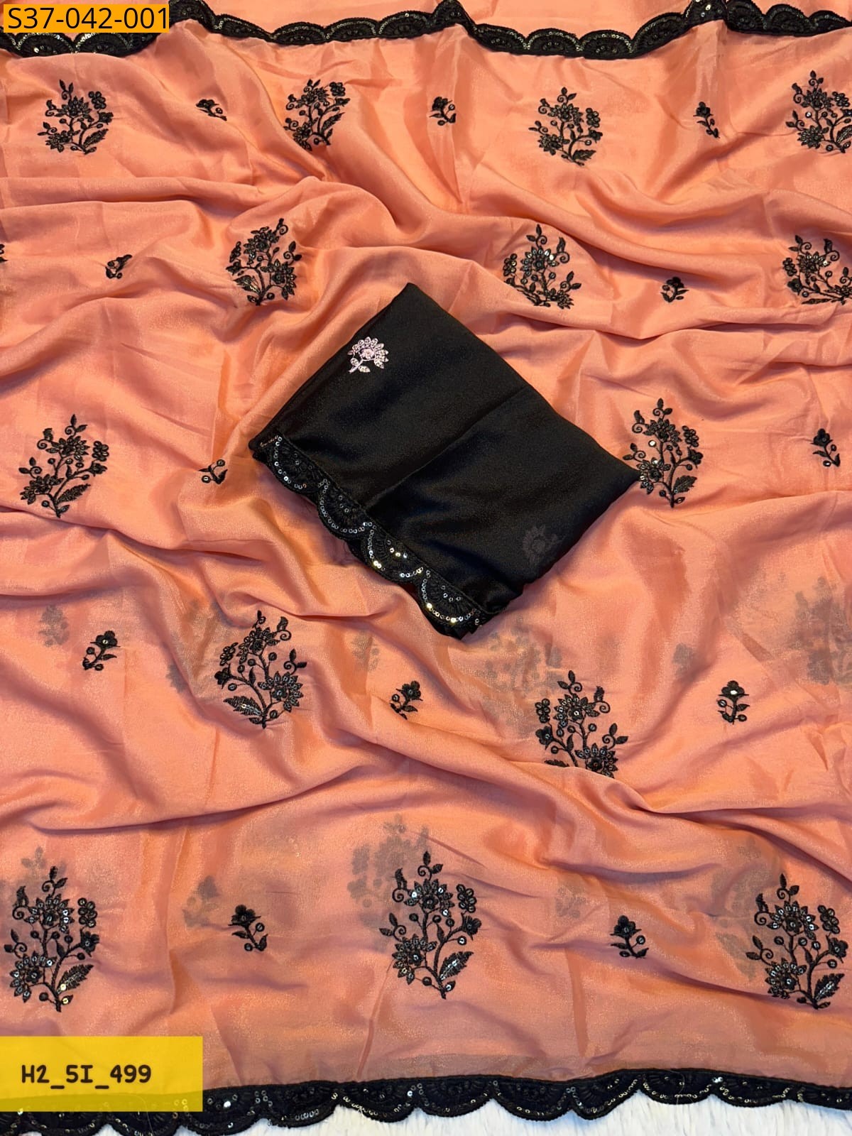 Fancy Star Georgette Saree