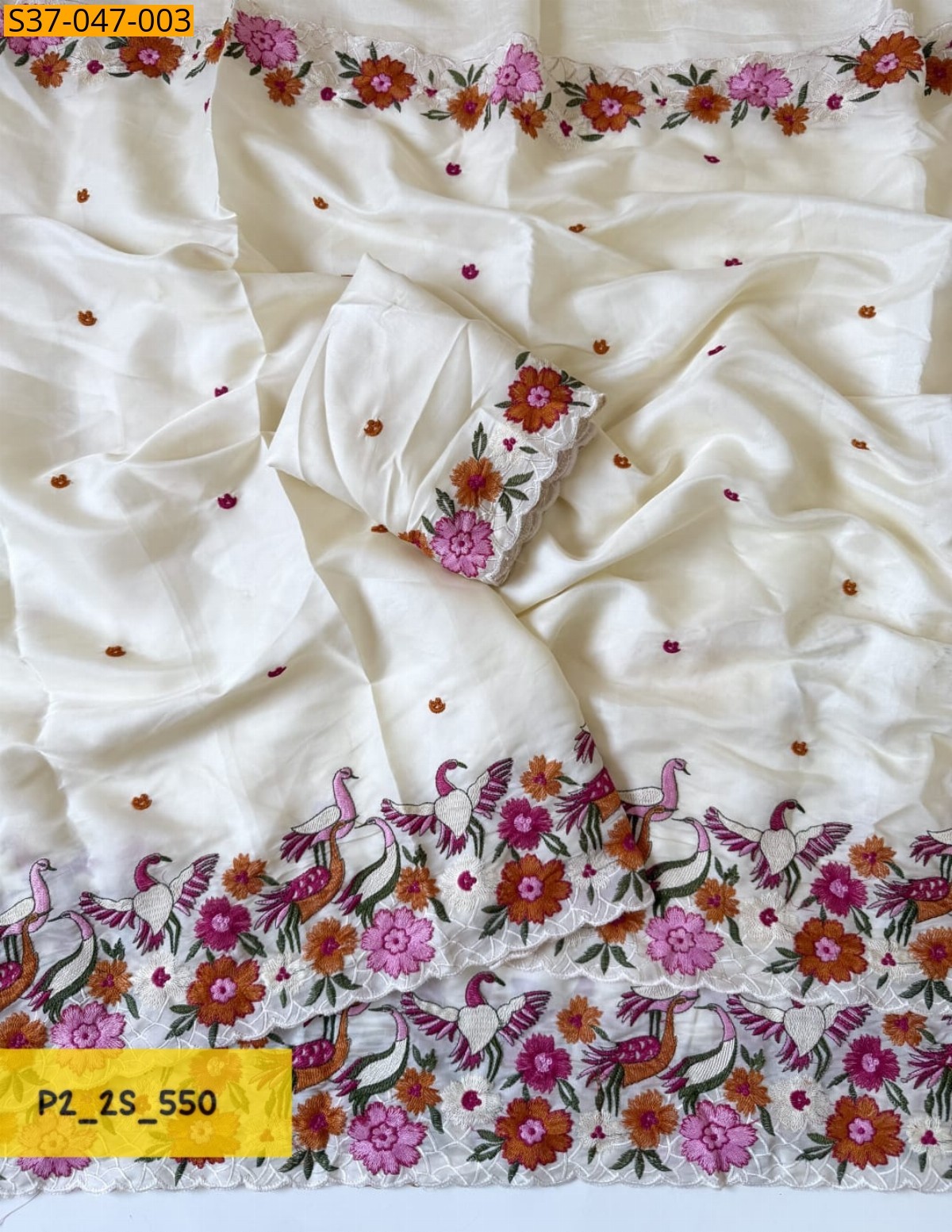 Fancy Tussar Silk Saree