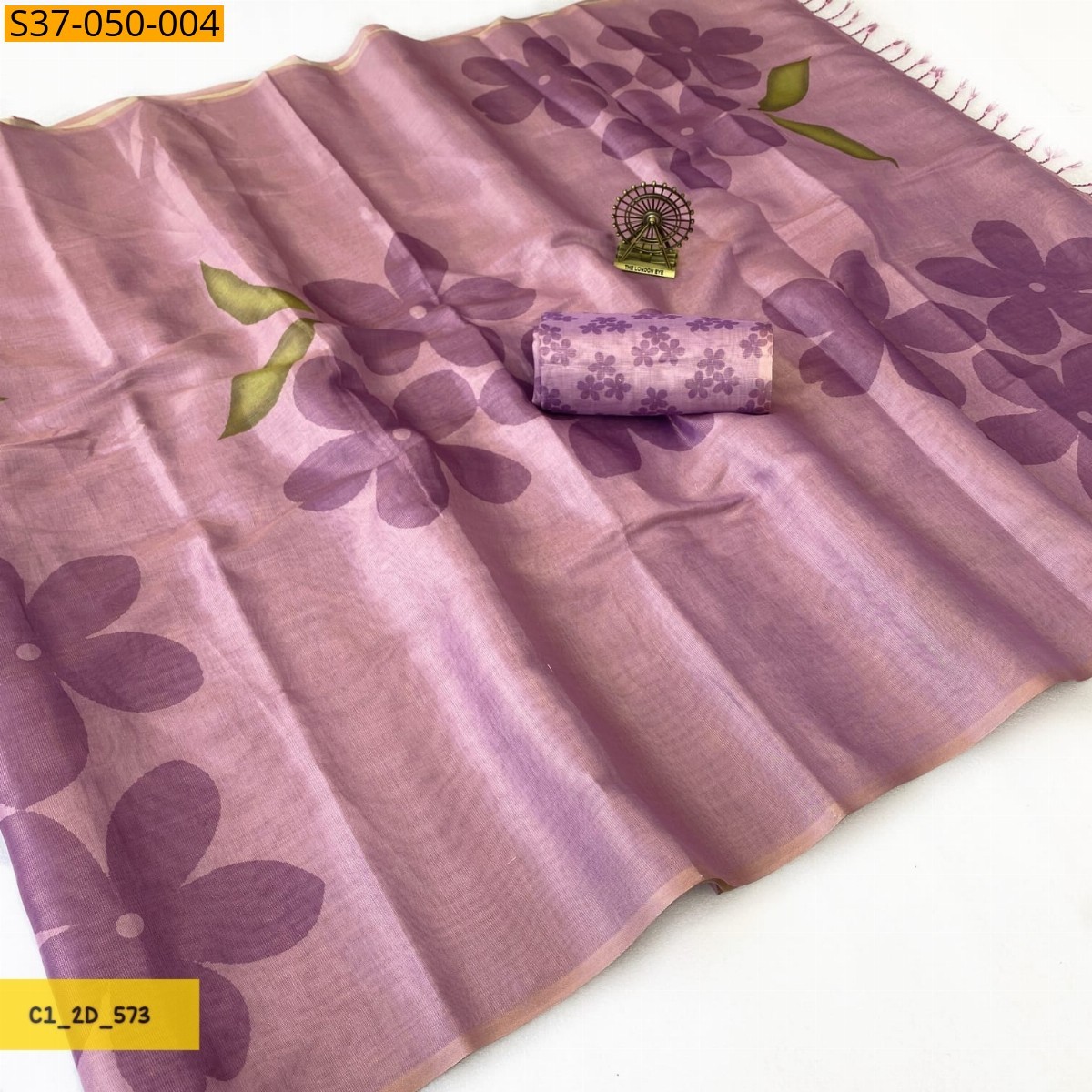 Pink Fancy Erode Tissue Silk Saree
