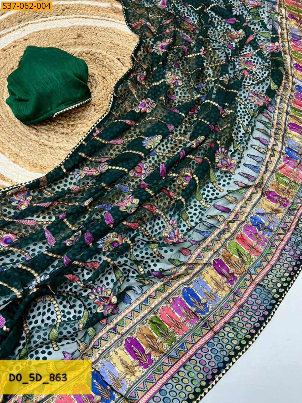 Fancy Banglori Silk Saree