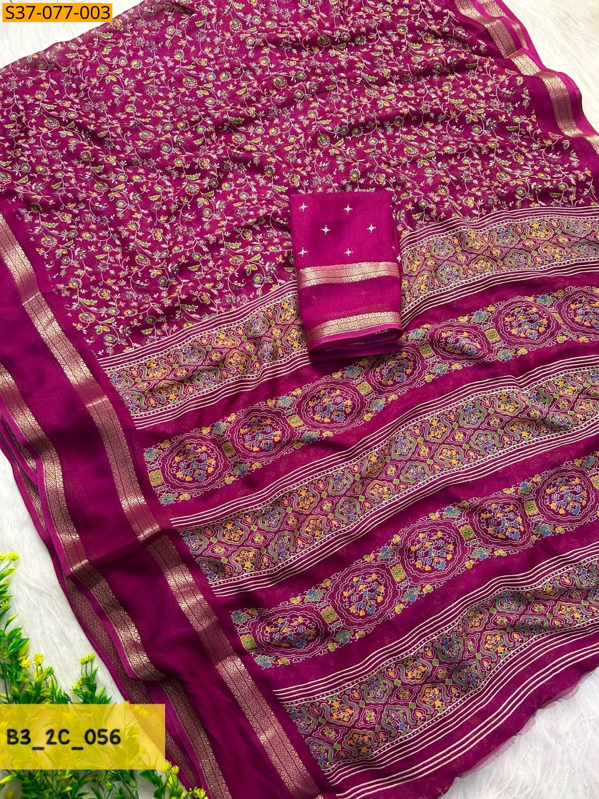 Pink Fancy MassMellow Saree