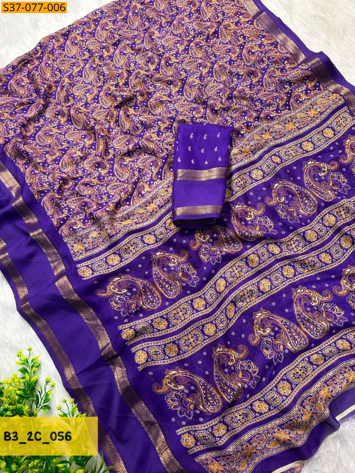 Violet Fancy MassMellow Saree