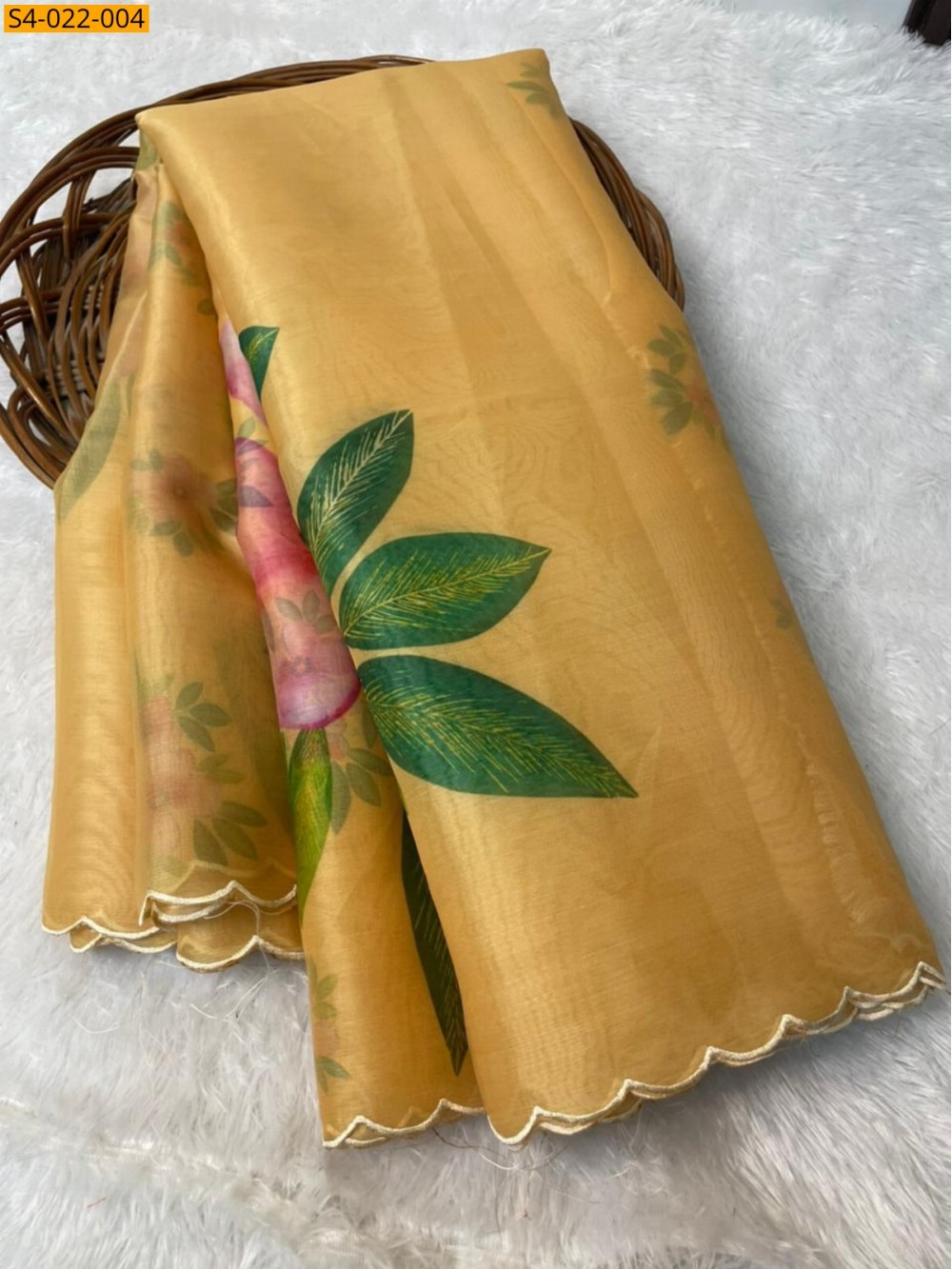 Orange Fancy Banarasi Soft Organza Silk Saree Orange Fancy Banarasi Soft Organza Silk Saree