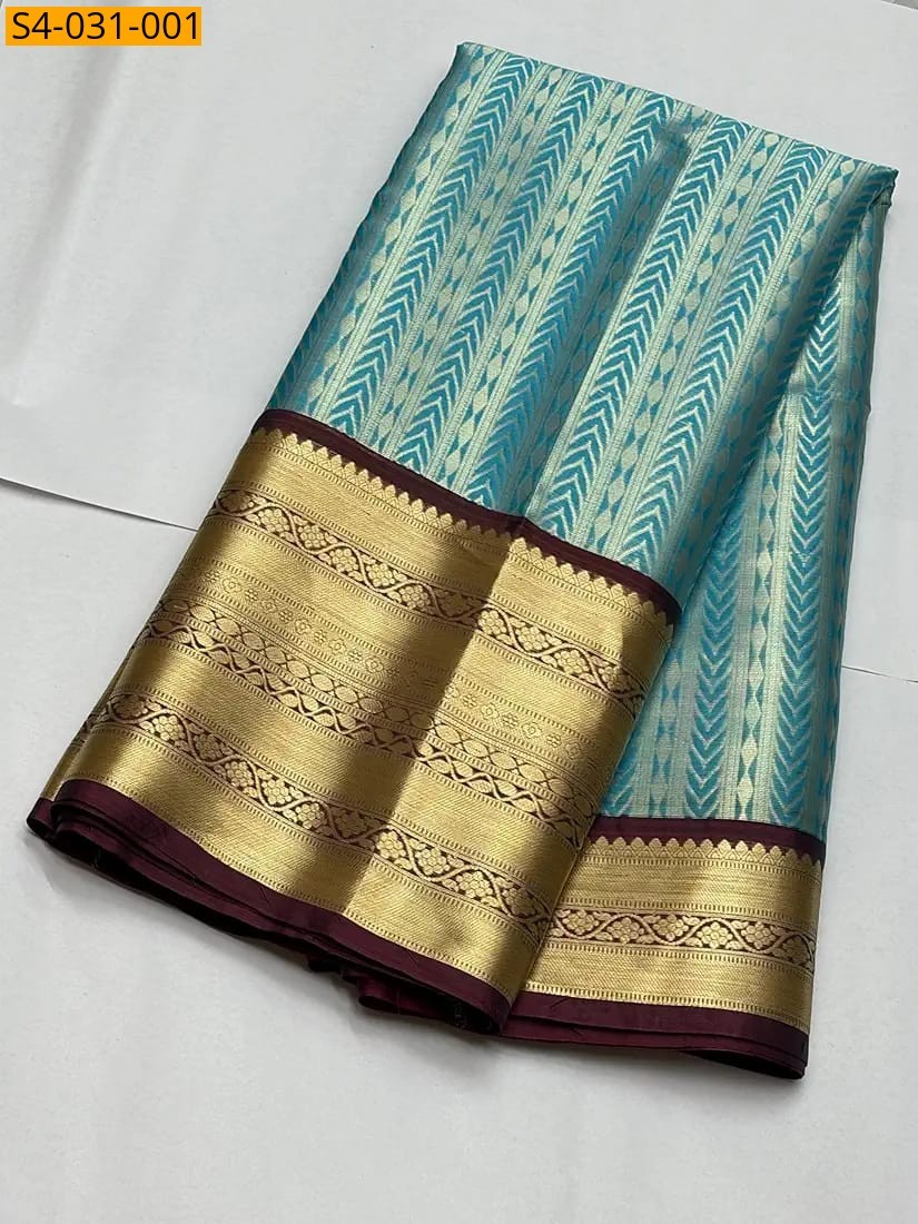 Green Banarasi Soft Kanchi Tissue sarees