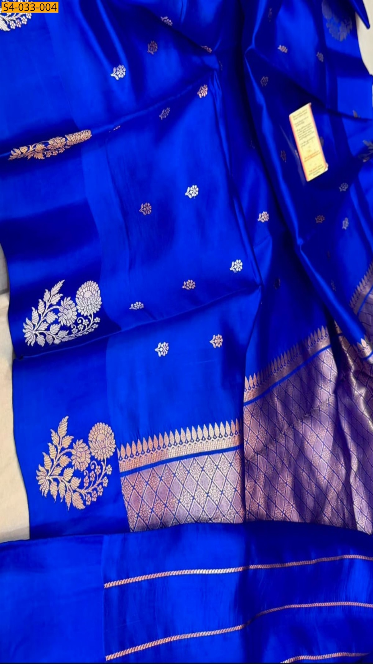 Blue Banarasi Soft Warm Silk  Saree