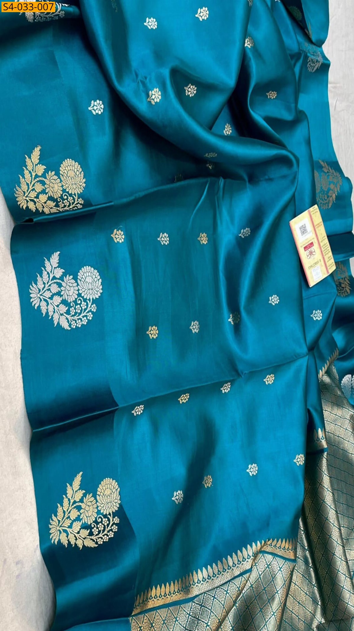 Blue Banarasi Soft Warm Silk  Saree