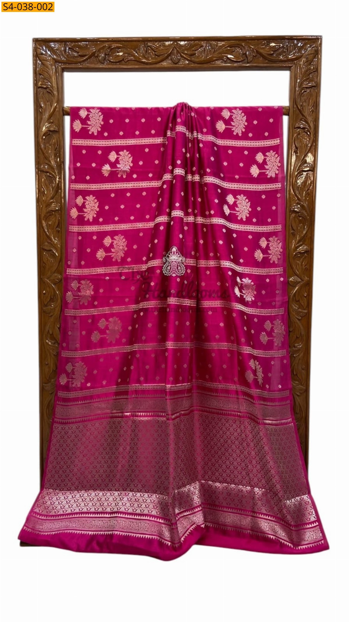 Pink Banarasi Soft Warm Silk Soft Silk Saree