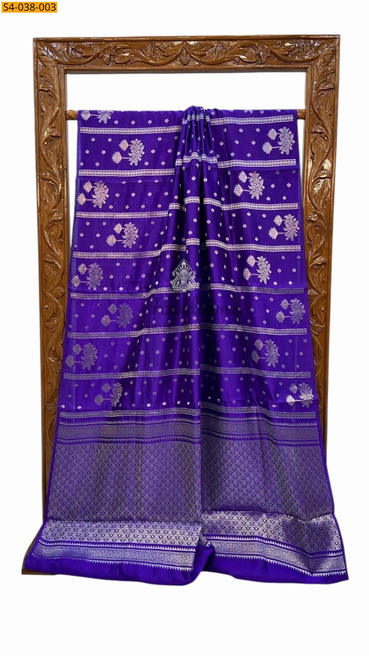 Violet Banarasi Soft Warm Silk Soft Silk Saree