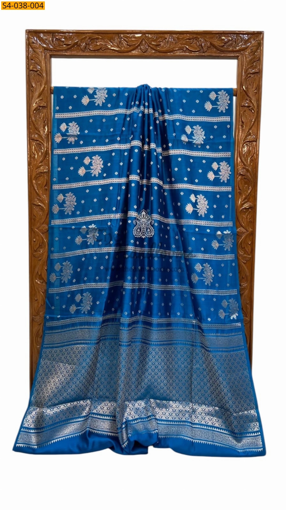 Blue Banarasi Soft Warm Silk Soft Silk Saree