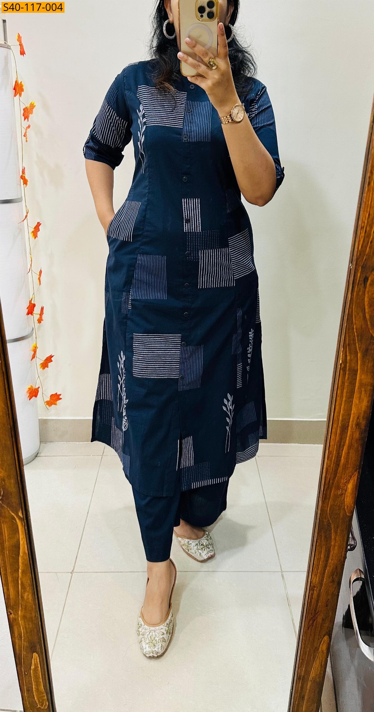 Fancy Aline cotton Kurti set