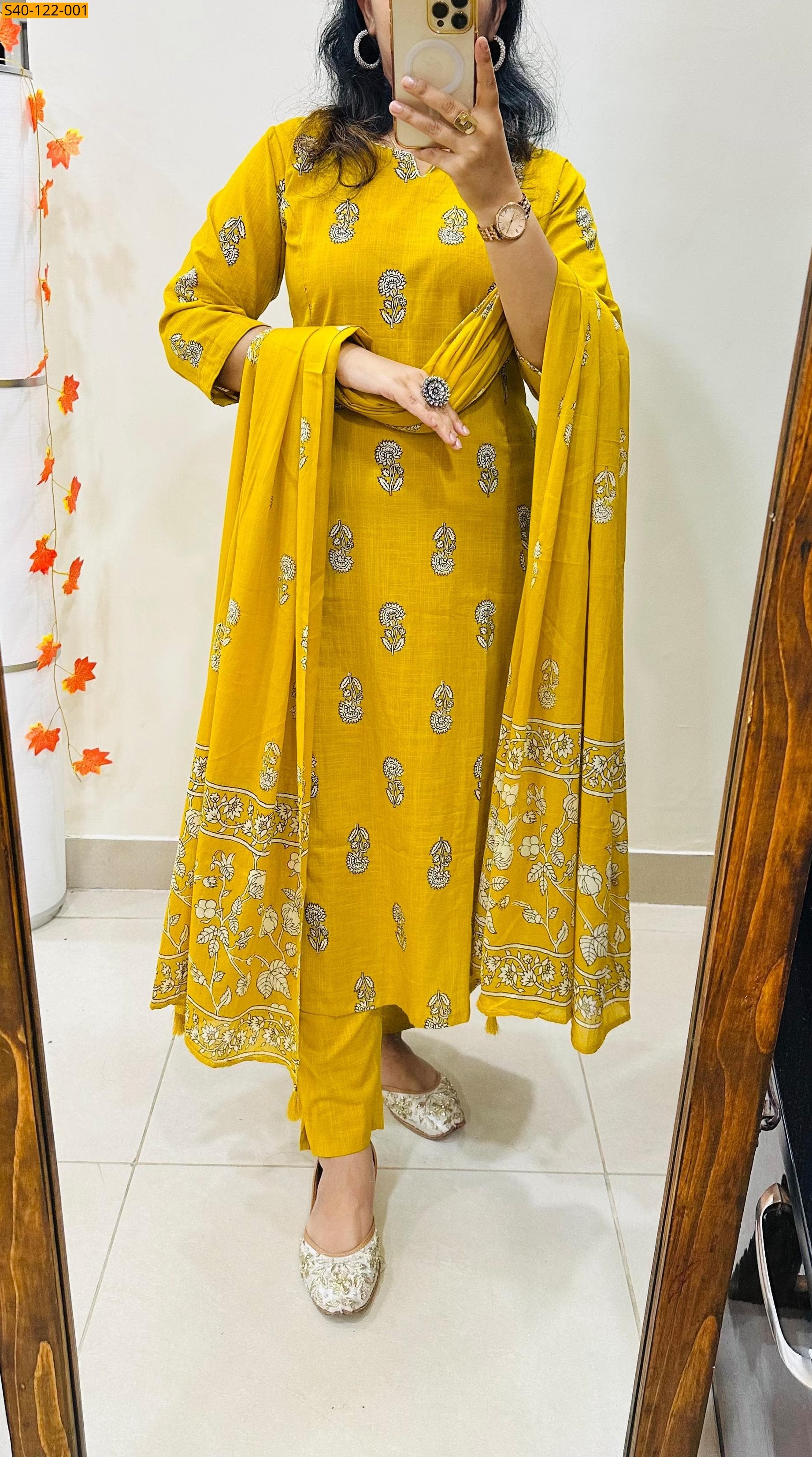 Yellow Premium Rich slub cotton