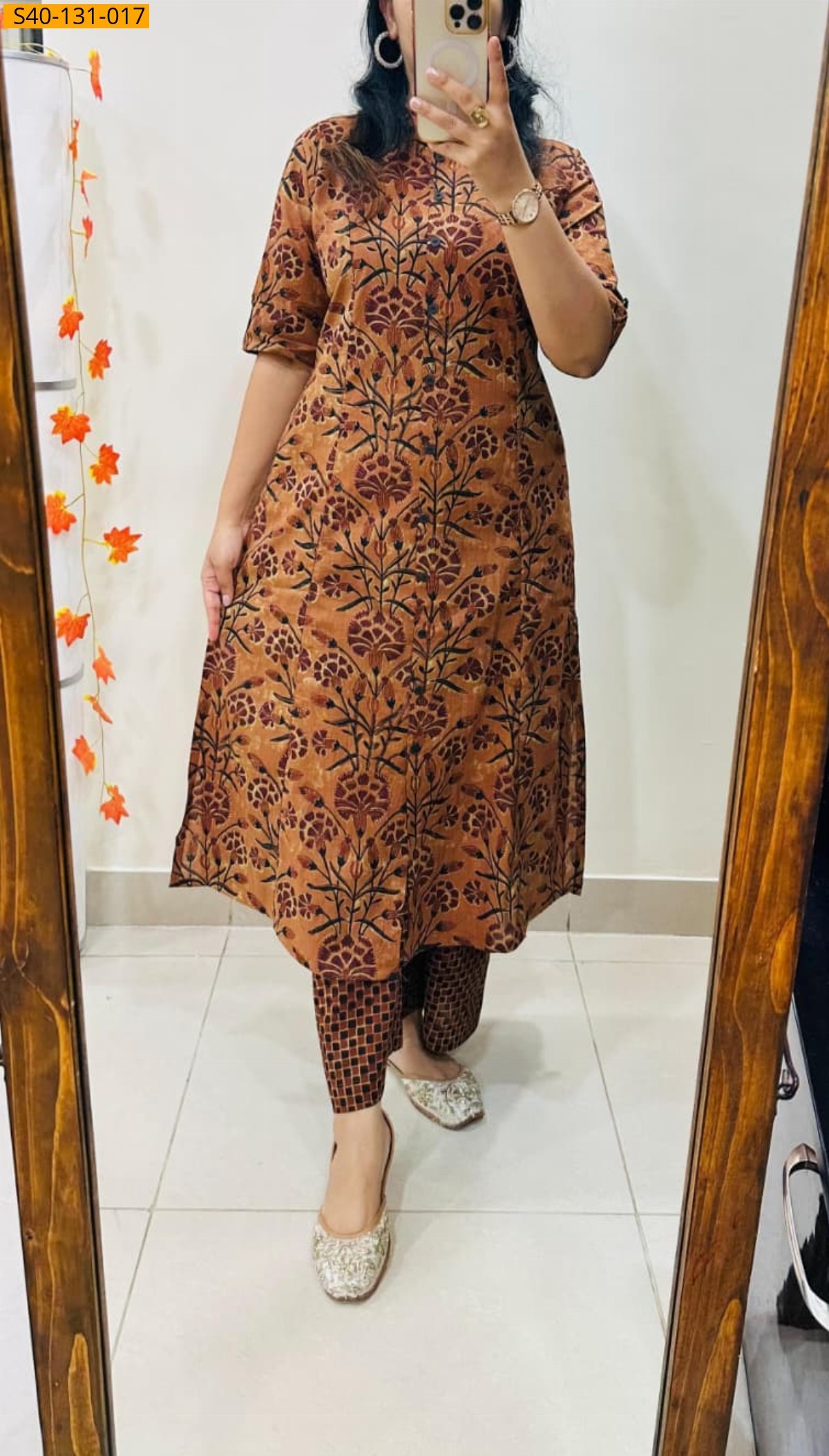 Fancy Aline cotton Kurti set