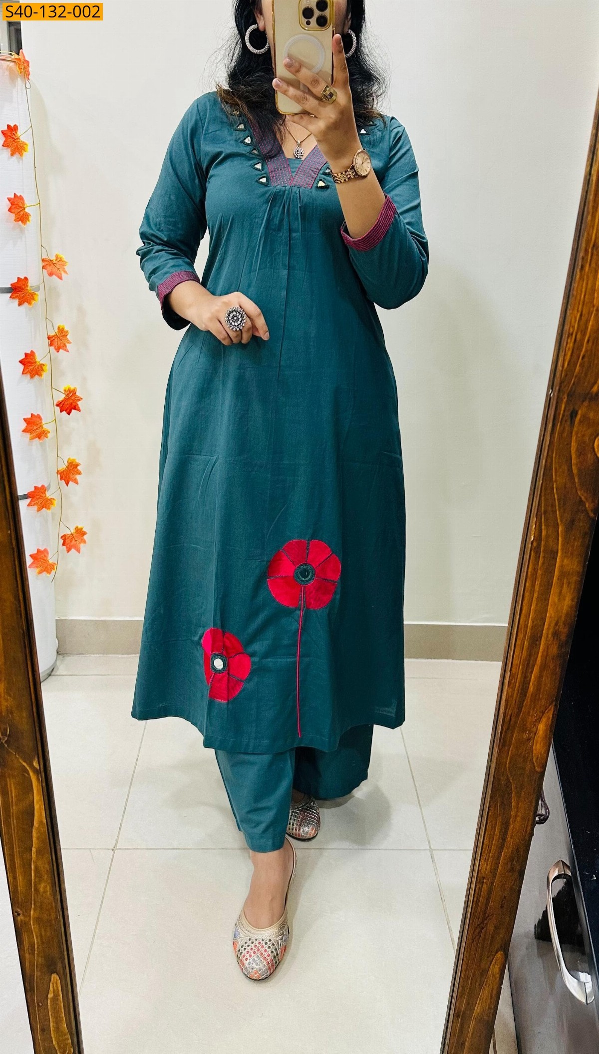 Blue Kurti palazzo set