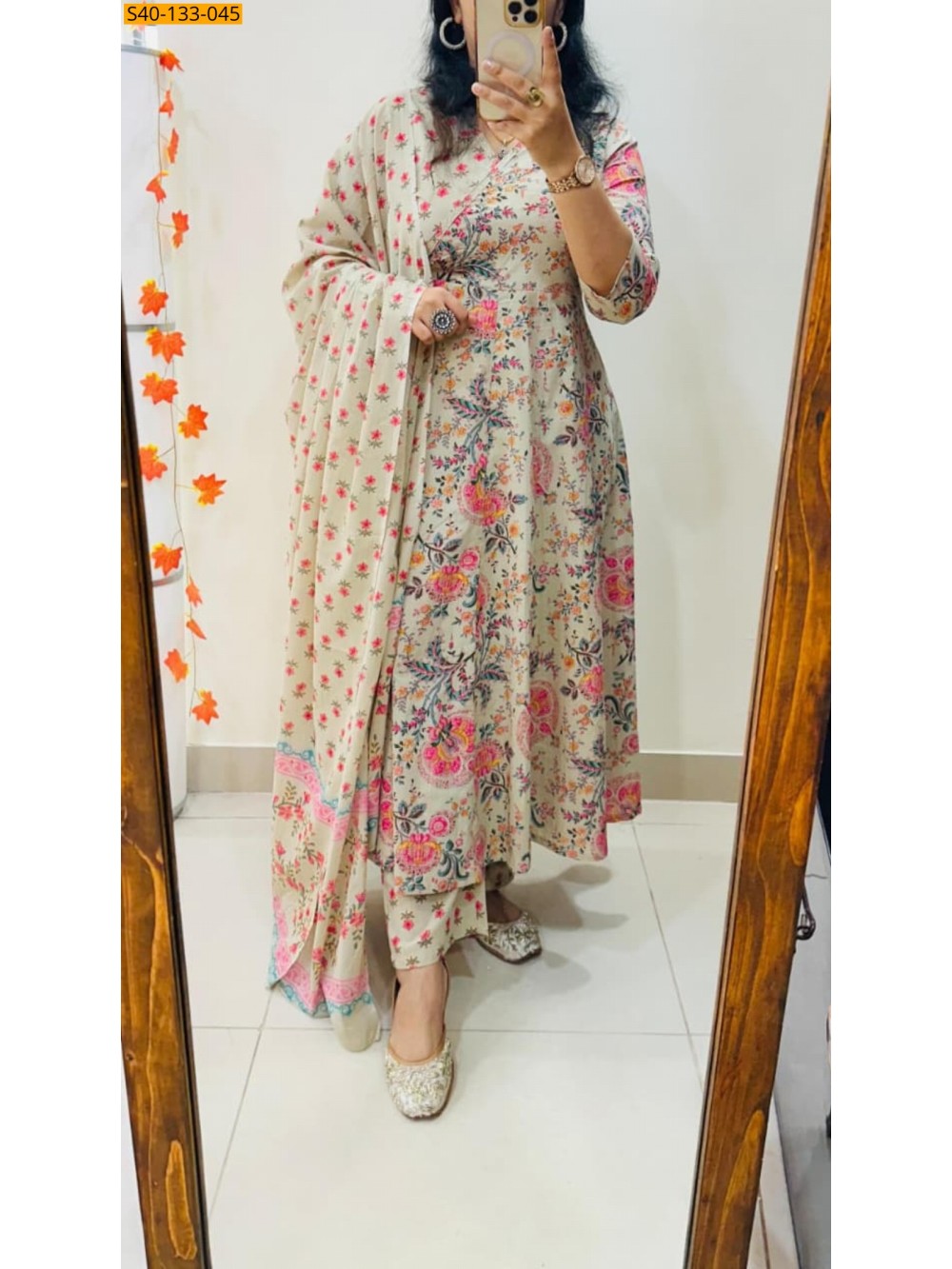 Fancy  Cotton Suits three Piece Set