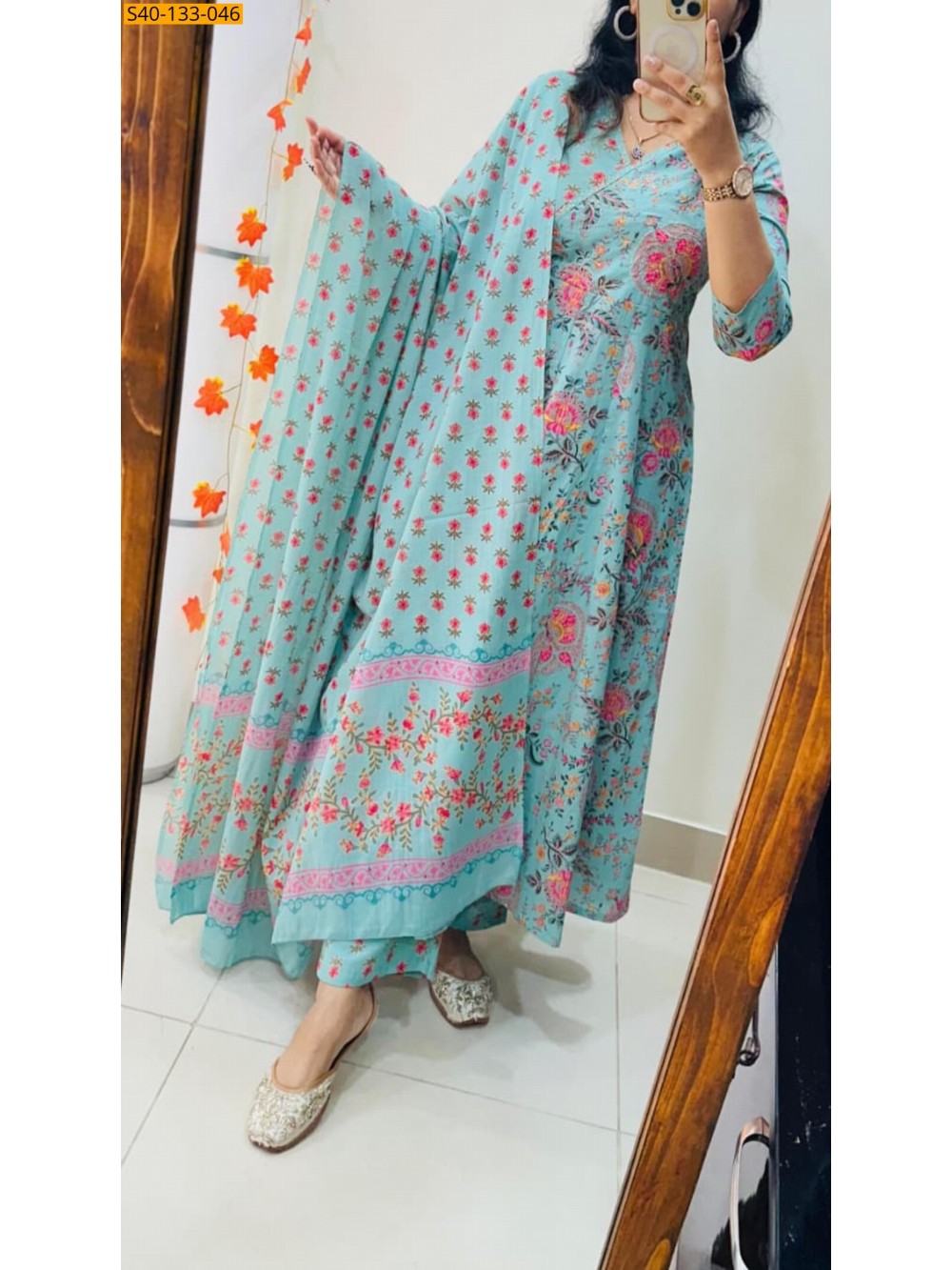 Fancy  Cotton Suits three Piece Set