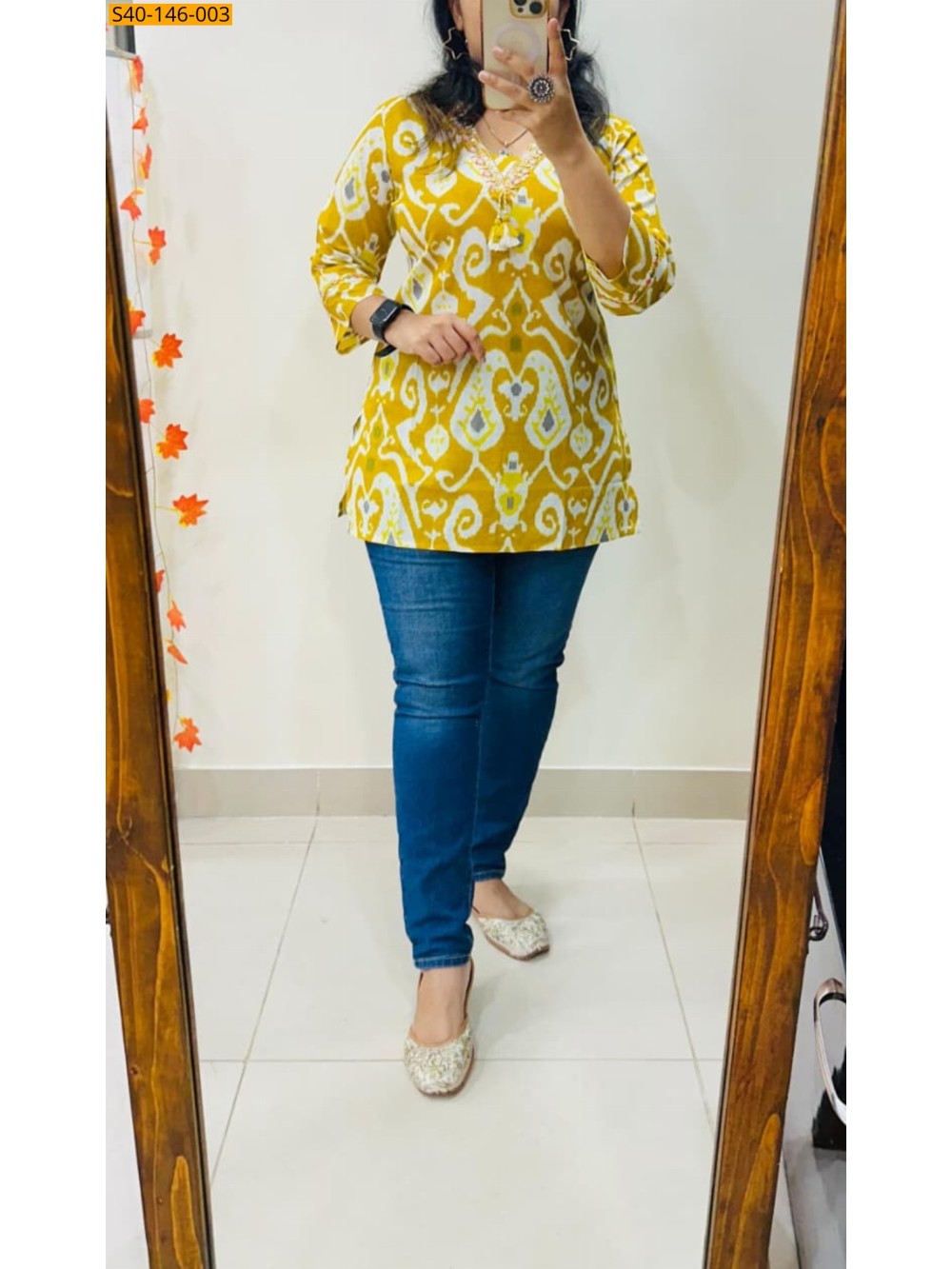 Fancy Office Wear Cotton Tops