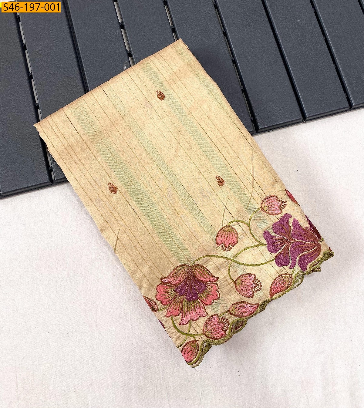 Sandal Tussar silk sarees