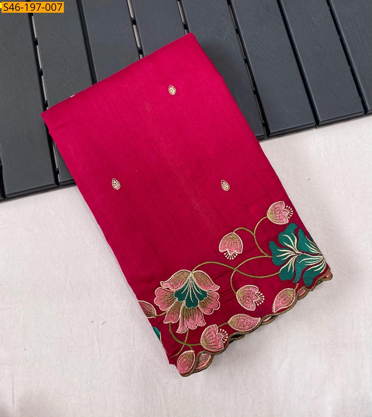 Pink Tussar silk sarees